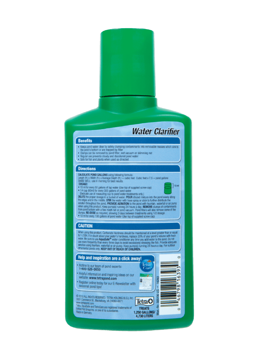 Aclarador de Agua para Estanque Back