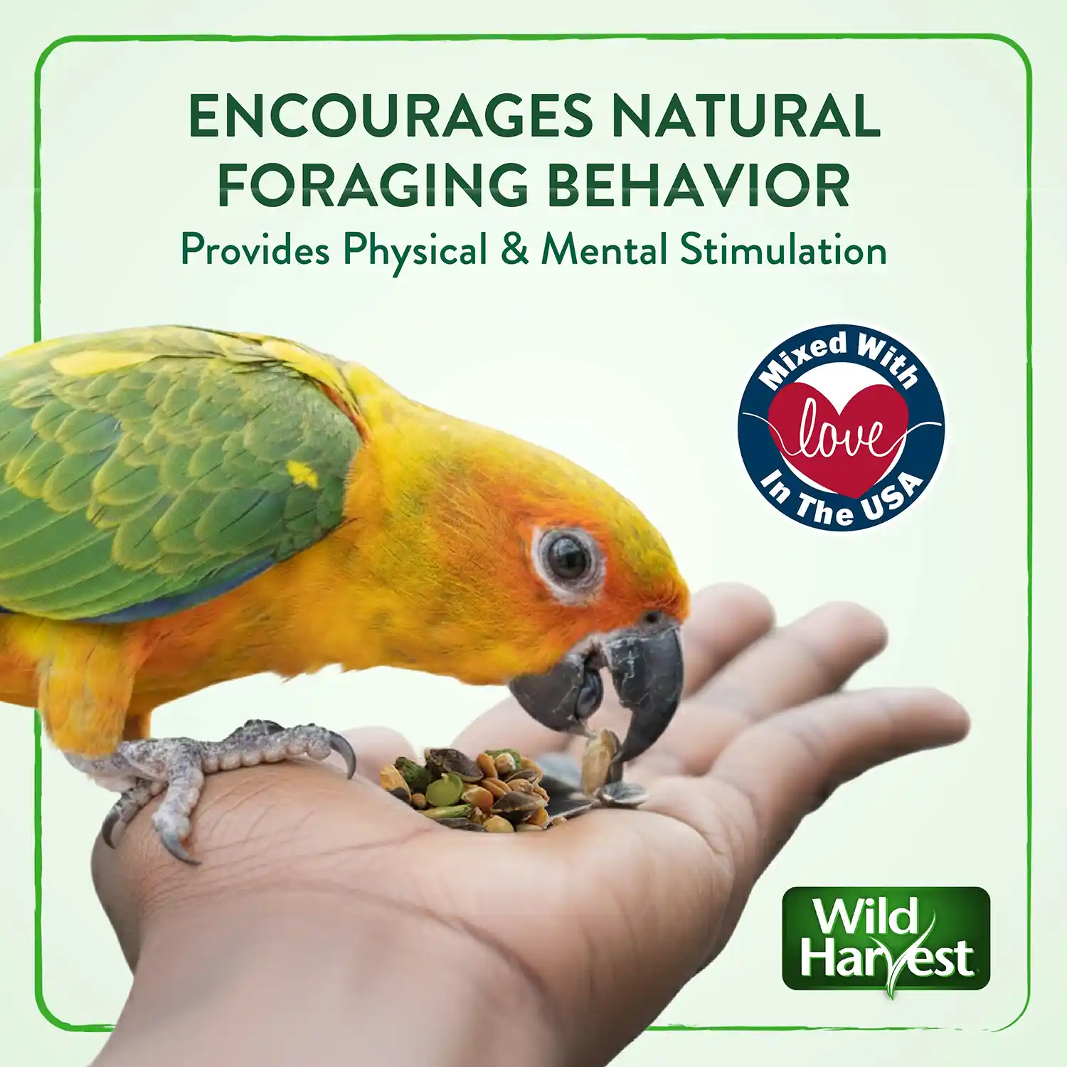 ENCOURAGES NATURAL FORAGING BEHAVIOR Provides Physical & Mental Stimulation