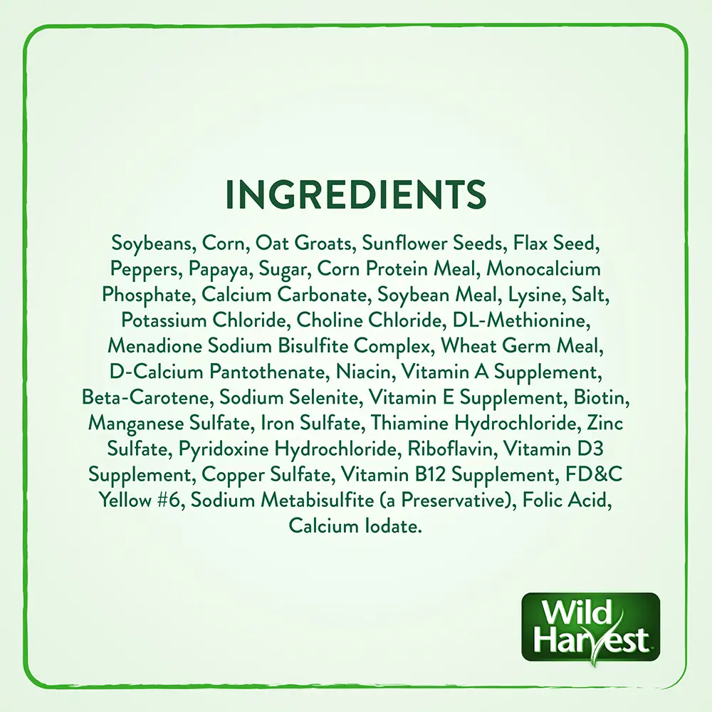 ingredients label