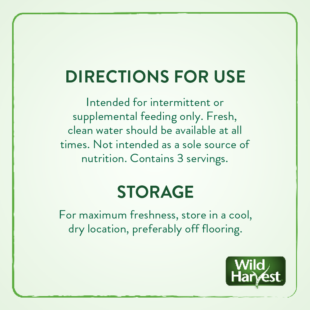directions for use and storage label