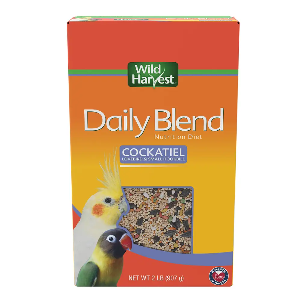 Daily Blend Nutrition Diet Cockatiel Lovebird and Small Hookbill, 2 Pounds - front of package