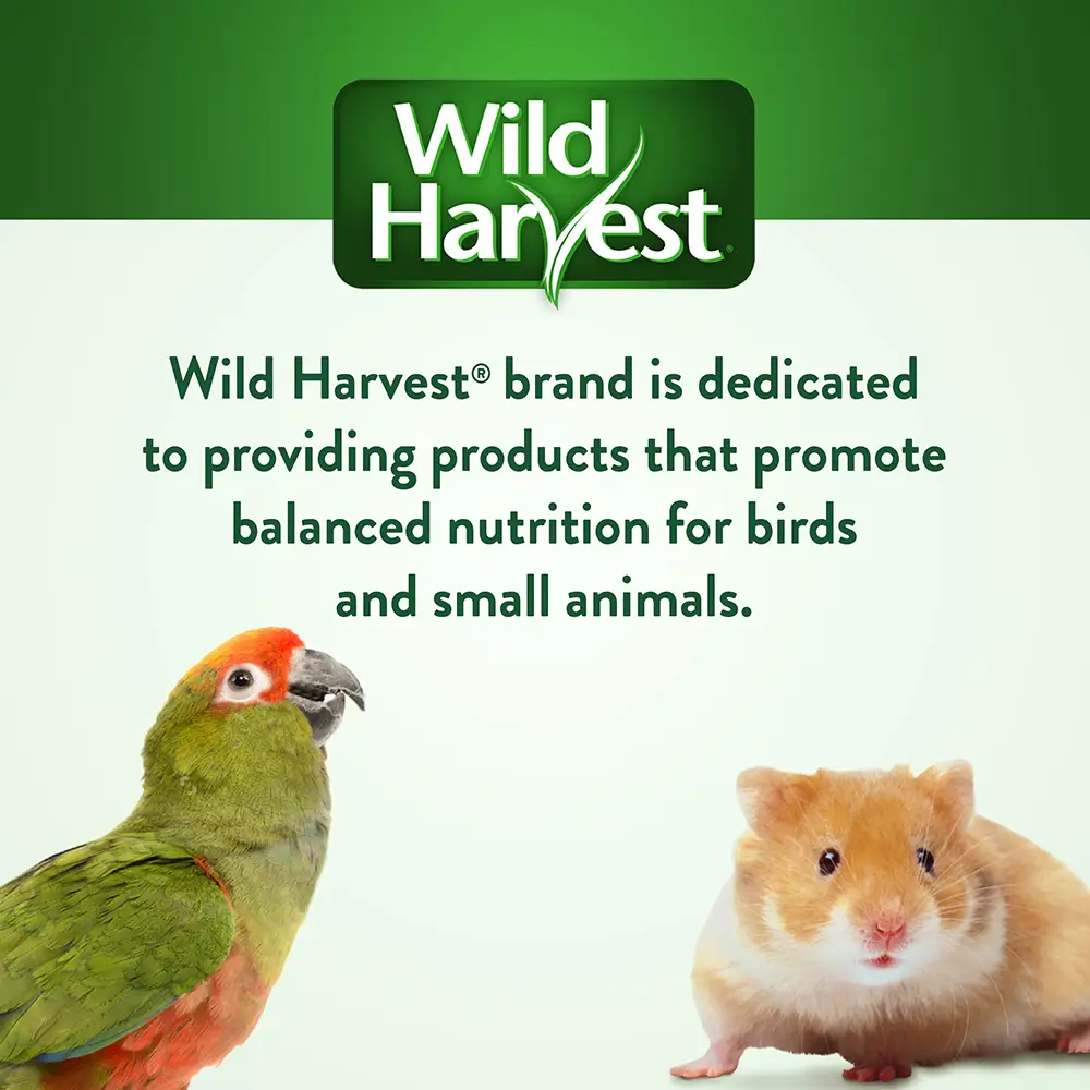 Wild Harvest brand is dedicated to providing products that promote balanced nutrition for birds and small animals.