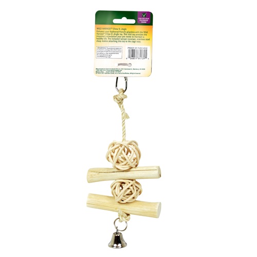 Chew and Jingle Natural Toy Back