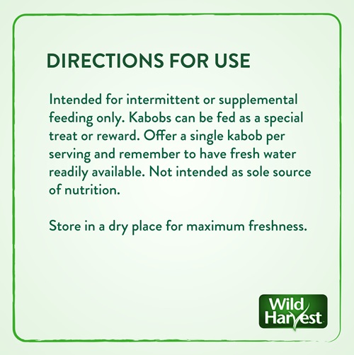 Kabobs for Birds Directions for Use
