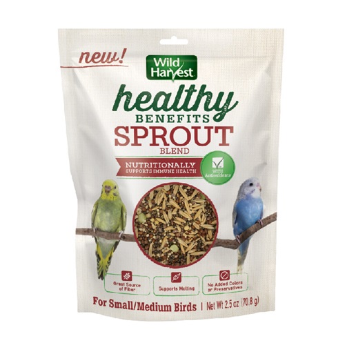 Healthy Benefits Sprout Blend for Small and Medium Birds, 2.5 oz