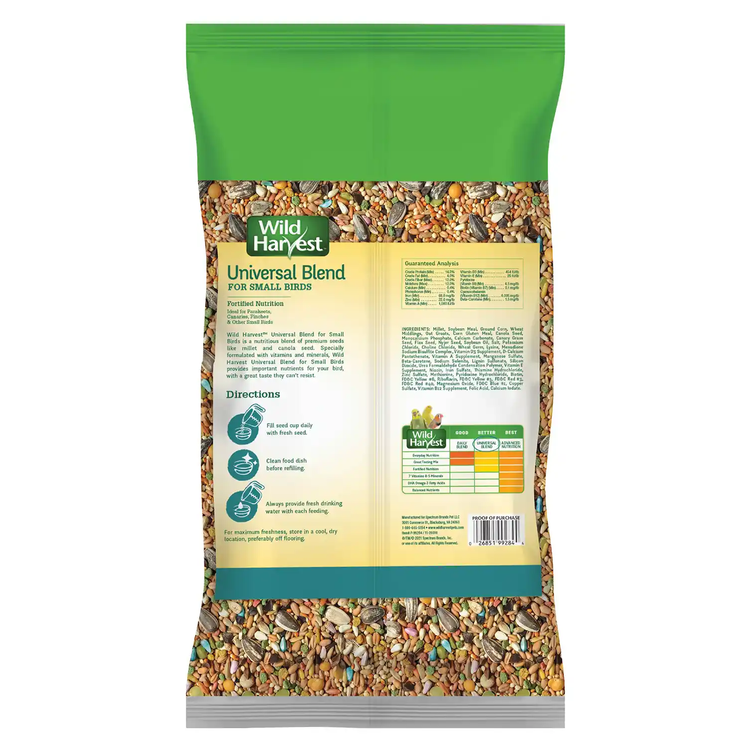 Universal Blend for Small Birds Back Render