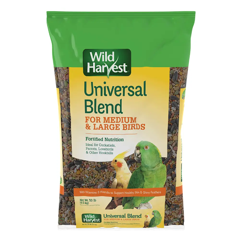 Universal Blend for Medium and Large Birds 10 Pounds - front of package