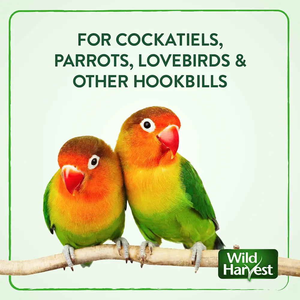 FOR COCKATIELS, PARROTS, LOVEBIRDS and OTHER HOOKBILLS