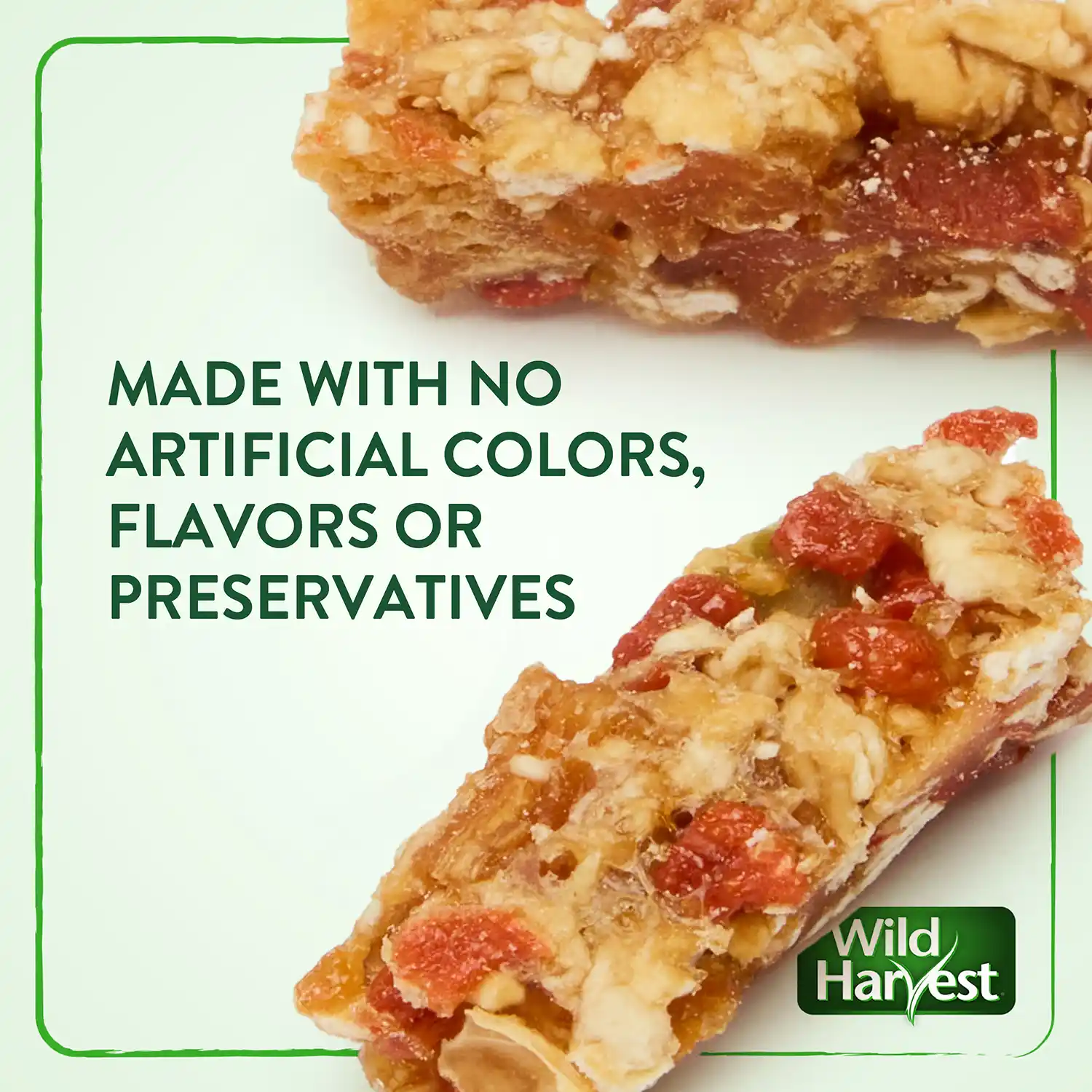 MADE WITH NO ARTIFICIAL COLORS, FLAVORS OR PRESERVATIVES