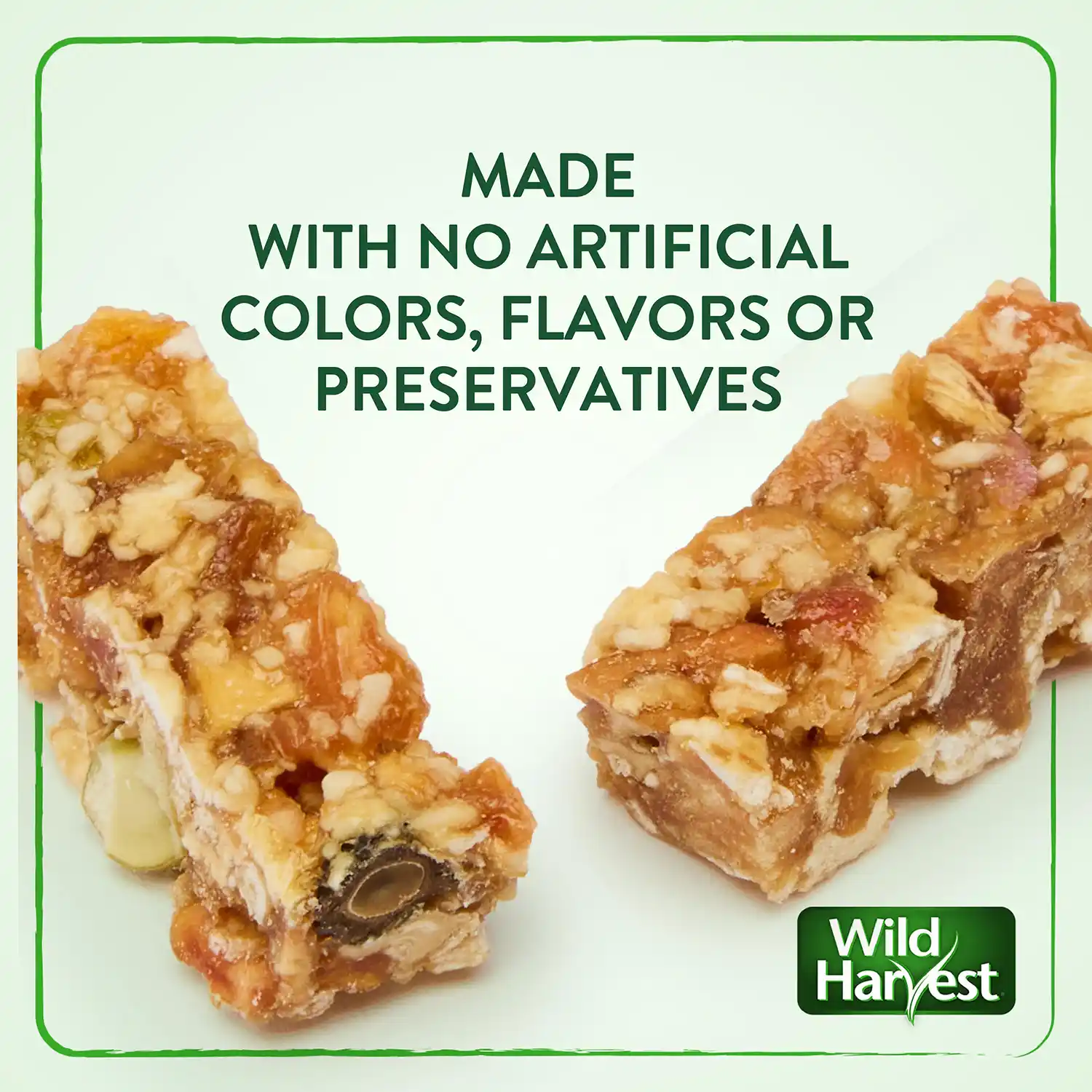 MADE WITH NO ARTIFICIAL COLORS, FLAVORS OR PRESERVATIVES