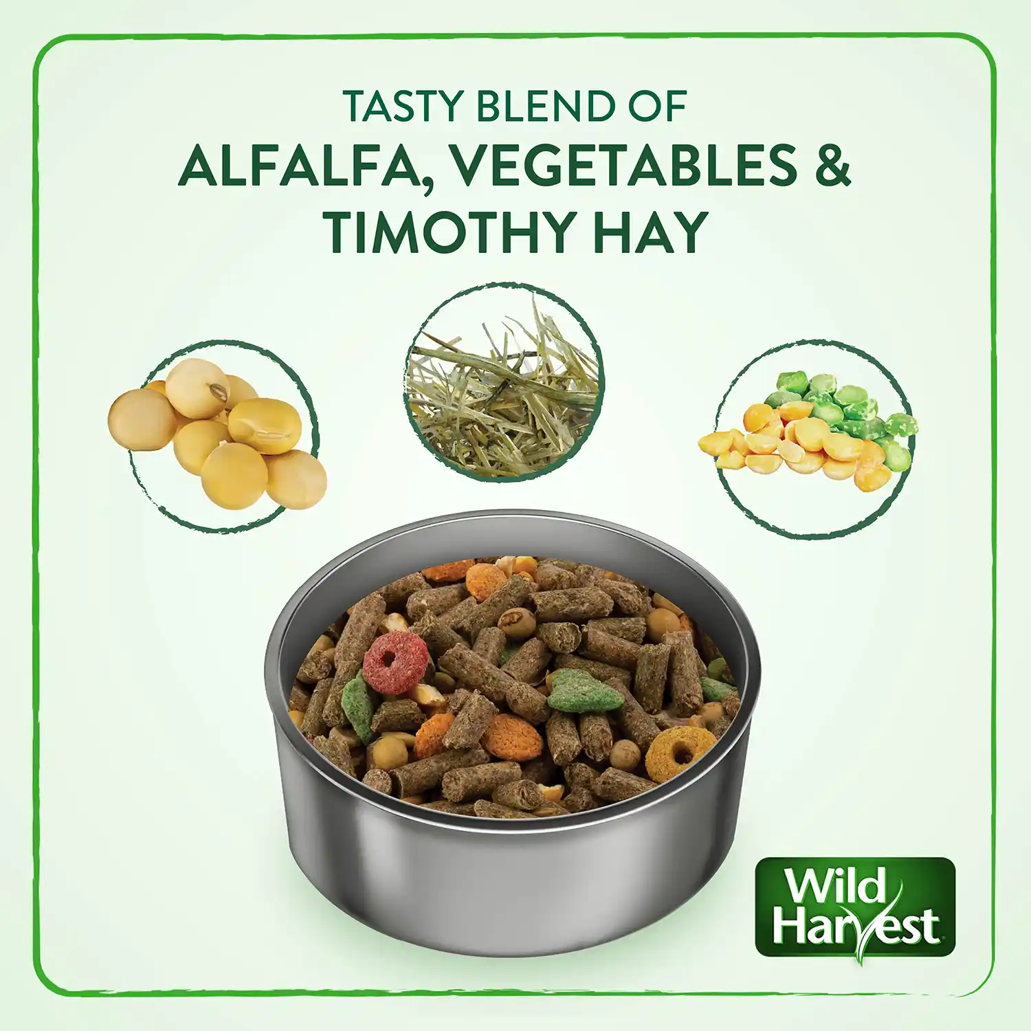 TASTY BLEND OF ALFALFA, VEGETABLES & TIMOTHY HAY