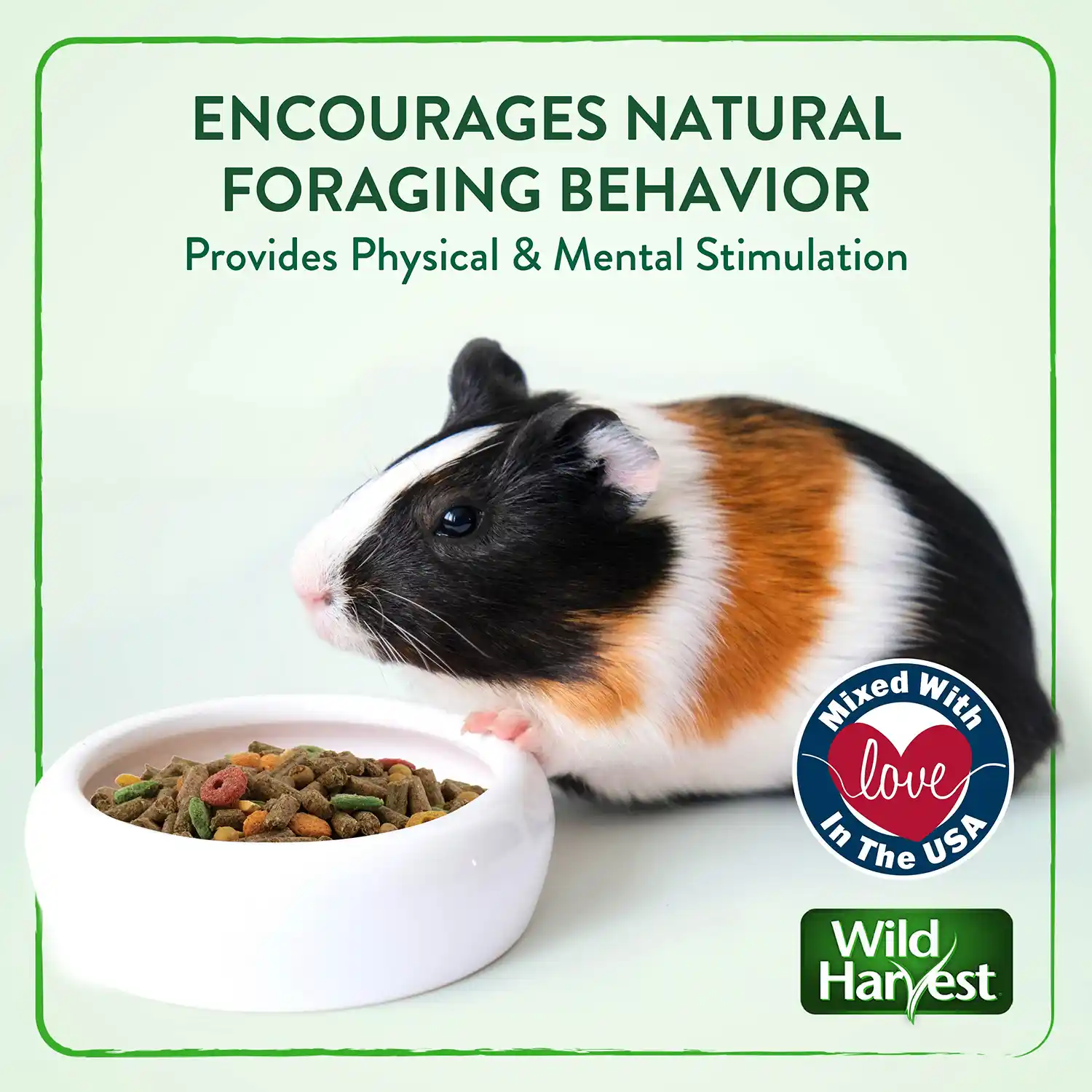 ENCOURAGES NATURAL FORAGING BEHAVIOR Provides Physical & Mental Stimulation