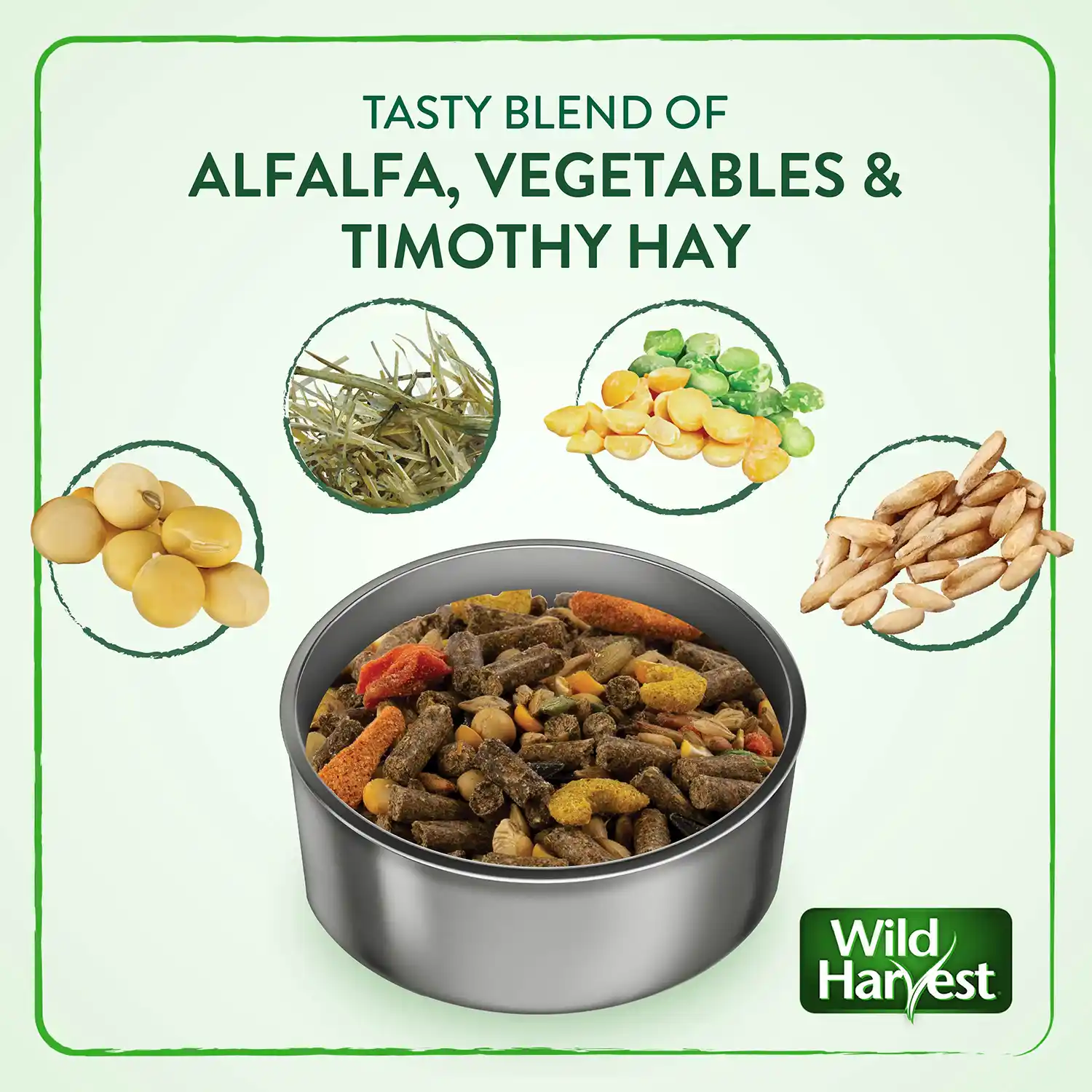 TASTY BLEND OF ALFALFA, VEGETABLES & TIMOTHY HAY