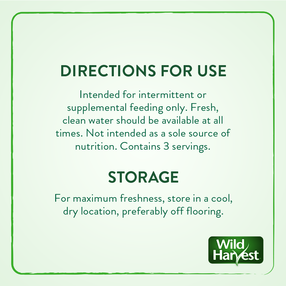 Directions for use and storage